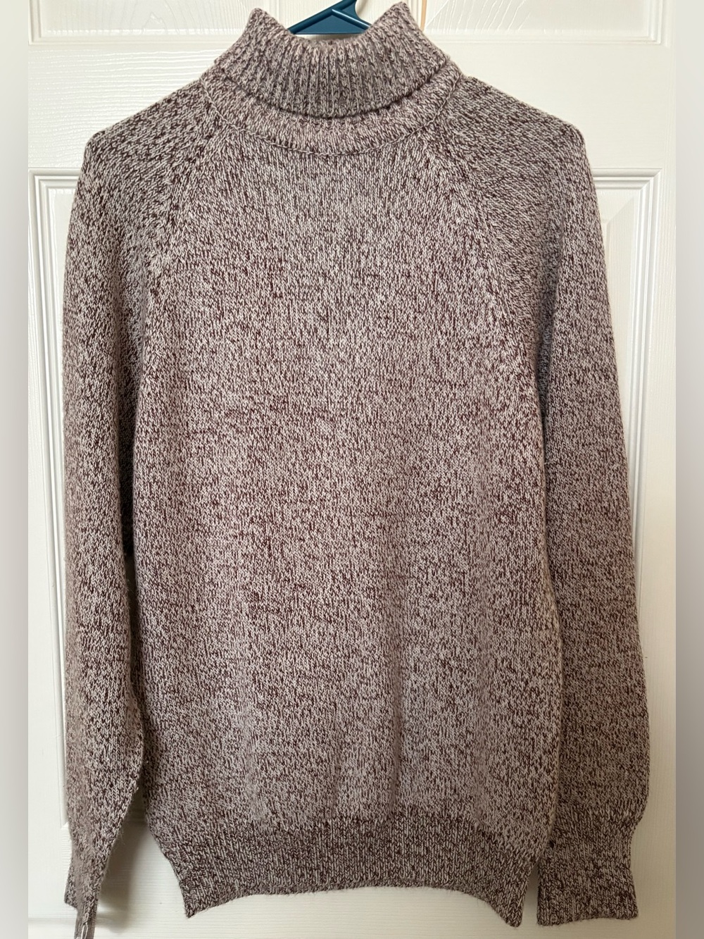 Cozy Marled Brown Women’s Turtleneck Sweater